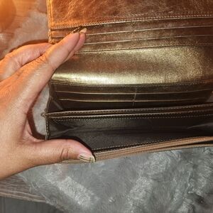 Metallic Burberry Wallet